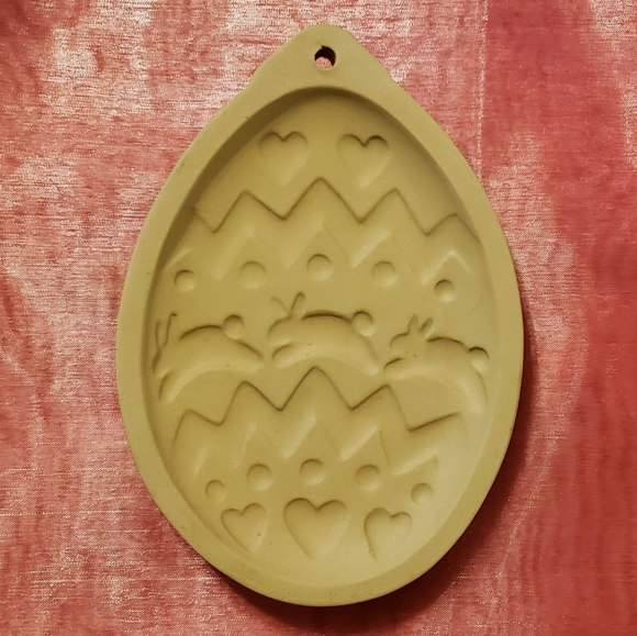 Brown Bag Cookie Art Mold Egg Hunt 1988 Hill Bunny - Picture 1 of 7